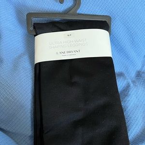 2 pairs Lane Bryant ultra high waist shaping leggings. Size 20 Lane size EF..